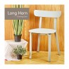 Toppy Long Horn Dinning Chair - Lifestyle 