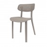 Toppy Speck Dinning Chair - Grey - Left Angled View
