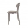 Toppy Speck Dinning Chair - Grey - Side