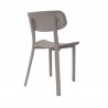 Toppy Speck Dinning Chair - Grey - Back Angled