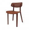  Toppy Speck Dinning Chair - Brown - Left Angled View