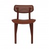 Toppy Speck Dinning Chair - Brown - Back