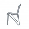 Toppy Stackable Modern V Dinning Chair - Cool Grey - Side