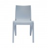 Toppy Stackable Modern V Dinning Chair - Cool Grey - Front