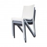 Toppy Stackable Modern V Dinning Chair - Stacked Pile