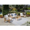 Tortuga Outdoor 5pc Teak Loveseat And Coffee Table Set