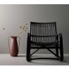 Cane-Line Curve Lounge Chair INDOOR - Black Colour