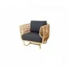 Cane-Line Nest Lounge Chair INDOOR Black - Cane-Line Nest Lounge Chair INDOOR Black