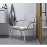 Cane-Line Sidd Lounge Chair, Stackable INDOOR white