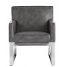 Sunpan Sheldon Lounge Chair - Cantina Magnetite - Front