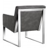 Sunpan Sheldon Lounge Chair - Cantina Magnetite - Back Angled