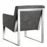 Sunpan Sheldon Lounge Chair - Cantina Magnetite - Back Angled - Sunpan Sheldon Lounge Chair - Cantina Magnetite - Back Angled