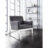 Sunpan Sheldon Lounge Chair - Cantina Magnetite - Lifestyle