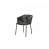 Cane-Line Moments Chair, Stackable By Two Black cushion - Cane-Line Moments Chair, Stackable By Two Black cushion