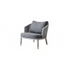 Cane-Line Moments Lounge Chair, Incl. Grey Cushion Set,