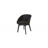 Cane-Line Peacock Chair, Cane-Line Soft Rope dark grey base