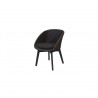 Cane-Line Peacock Chair, Cane-Line Soft Rope dark grey base