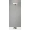 Adesso Glenn 300W Torchiere Steel - Adesso Glenn 300W Torchiere Steel