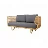 Cane-Line Nest 2-Seater Sofa INDOOR, Natural, Rattan grey - Cane-Line Nest 2-Seater Sofa INDOOR, Natural, Rattan grey
