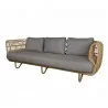 Cane-Line Nest 3-Seater Sofa Cushion Set INDOOR Grey - Cane-Line Nest 3-Seater Sofa Cushion Set INDOOR Grey