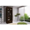 Serra 1.0- 5-Shelf Bookcase in Tobacco - Actual