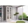 Serra 1.0- 5-Shelf Bookcase in White - Actual