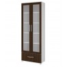 Serra 1.0- 5-Shelf Bookcase in White and Tobacco