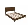 Alpine Furniture Flynn Standard King Platform Bed in Black - Angled Frame - Alpine Furniture Flynn Standard King Platform Bed in Black - Angled Frame