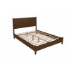 Alpine Furniture Flynn Full Platform Bed in Walnut - Frame Only