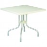 Forza Square Folding Table 31 inch Beige