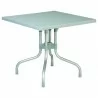 Forza Square Folding Table 31 inch Silver Gray - Forza Square Folding Table 31 inch Silver Gray
