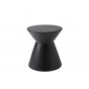 Astley End Table - Black - White BG