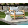 Astley End Table - White - Lifestyle