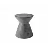 Astley End Table - Anthracite Grey - White BG - Astley End Table - Anthracite Grey - White BG