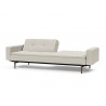 Innovation Living Dublexo Sofa With Arms in Mixed Dance Natural - Angled and Semi Folded - Innovation Living Dublexo Sofa With Arms in Mixed Dance Natural - Angled and Semi Folded