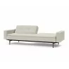 Innovation Living Dublexo Sofa With Arms in Mixed Dance Natural - Angled and Semi Folded - Innovation Living Dublexo Sofa With Arms in Mixed Dance Natural - Angled and Semi Folded