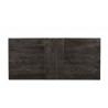 Alpine Furniture Manchester Dining Table in Charcoal - Top Angle