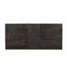 Alpine Furniture Manchester Dining Table in Charcoal - Top Angle - Alpine Furniture Manchester Dining Table in Charcoal - Top Angle