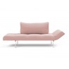  Innovation Living Zeal Straw Daybed - Vivus Dusty Coral - Front One Side Folded