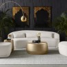 Sunpan Soraya Ottoman - Dove Cream - Lifestyle