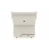 Manhattan Comfort Tribeca 35.43 Mid-Century Modern TV Stand and Panel with Media and Display Shelves in Off White Top - Manhattan Comfort Tribeca 35.43 Mid-Century Modern TV Stand and Panel with Media and Display Shelves in Off White Top