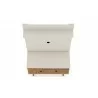 Manhattan Comfort Tribeca 35.43 Mid-Century Modern TV Stand and Panel with Media and Display Shelves in Off White and Nature Top - Manhattan Comfort Tribeca 35.43 Mid-Century Modern TV Stand and Panel with Media and Display Shelves in Off White and Nature Top