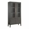 Sunpan Keldon Display Cabinet - Front Side Angle - Sunpan Keldon Display Cabinet - Front Side Angle