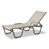 Telescope Casual Reliance Contract Strap 16" High Four-Posiion Lay-flat Stacking Armless Chaise