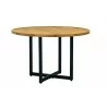 Alfresco Home Jakarta 47" Round Teak Top Dining Table - Lifestyle - Alfresco Home Jakarta 47" Round Teak Top Dining Table - Lifestyle