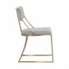 Sunpan Makena Dining Chair Monument Pebble - Side Angle - Sunpan Makena Dining Chair Monument Pebble - Side Angle