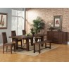 Alpine Furniture Pierre Side Chairs in Antique Cappuccino - Lifestyle