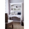 Provence Secretary Writing Desk With Shelving Hutch - Lifestyle