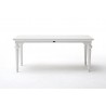 Nova Solo Provence Dining Table in 79 inches - Front Angle