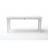 Nova Solo Provence Dining Table in 79 inches - Front Angle - Nova Solo Provence Dining Table in 79 inches - Front Angle